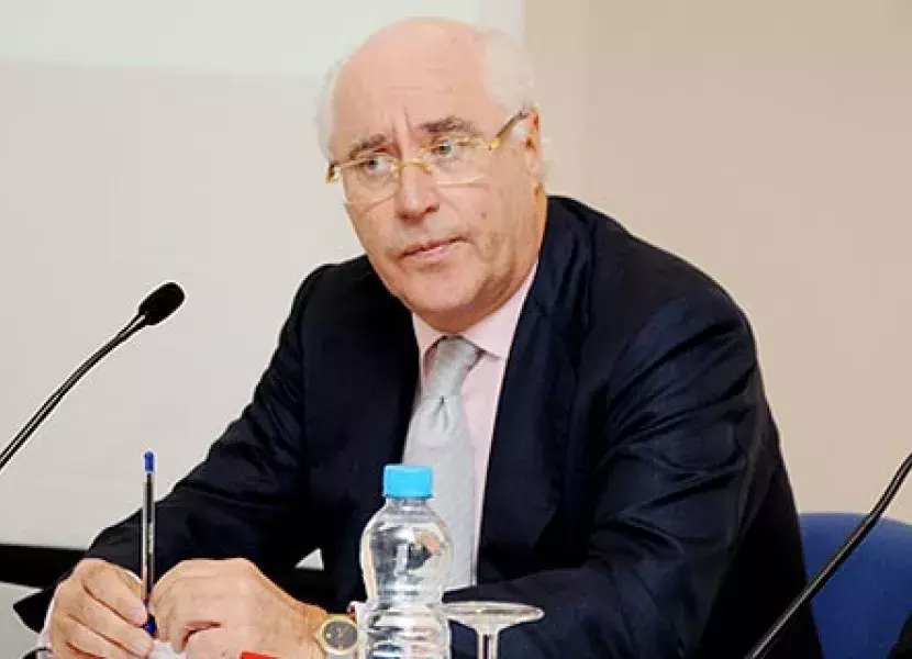 Rafael Miranda, presidente de la Fundación Endesa, durante su intervención.