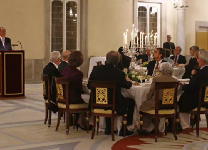 Discurso de Don Juan Carlos en la cena posterior al Patronato.