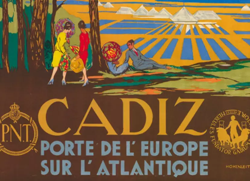 «Cádiz, porte de l'Europe sur l'Atlantique», 1929, Francisco Hohenleiter y Castro.