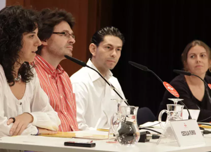 debate celebrado con motivo de la proyección del documental «Errantes»
