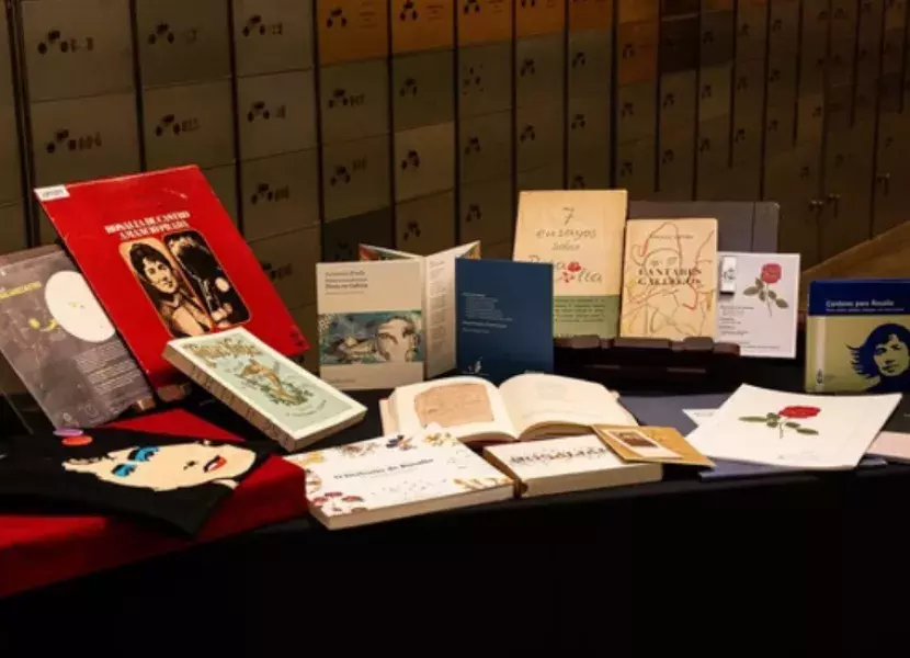 Objetos del legado «in memoriam» de Rosalía de Castro 