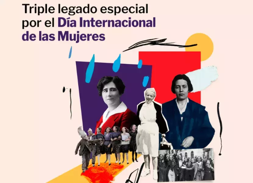 Ilustración para el triple legado especial por el Día Internacional de las Mujeres. 