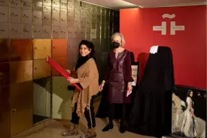 Lita Cabellut y María Luisa de Pablo