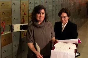 Laura Restrepo y Inmaculada Moreno
