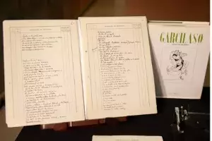 Boceto del manuscrito de su discurso de ingreso en la RAE