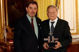 Luis García Montero y Gabriele Morelli