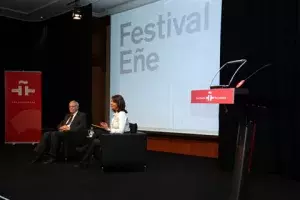 Eduardo Mendoza inauguró en la sede central del Instituto Cervantes el Festival Eñe