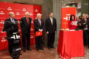 Durante la toma de posesión