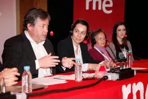 Marcelino Blanes, director y presentador del programa «Sobre la mesa»