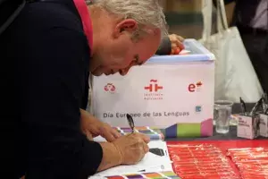 En el punto de información “Encuentro con el español”