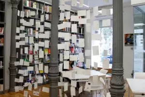 La biblioteca del Instituto Cervantes en Madrid