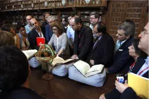 Visita a la Biblioteca de la Universidad de Salamanca