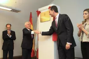 Durante la inauguración del centro