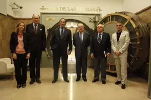Los participantes en el homenaje a Jaime Otero