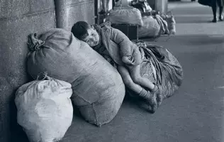 Niño refugiado