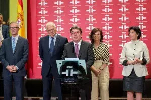 Luis García Montero durante su discurso