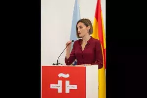 La Reina Letizia en su discurso