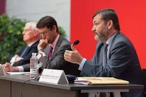 Rafael Rodríguez-Ponga durante la clausura