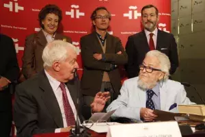 El director del Instituto Cervantes conversa con Fernando del Paso