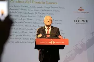 El presidente de la Fundación Loewe durante su intervención
