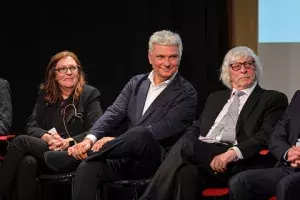Rosa León, Carles Sans y Carlos López Puccio