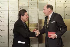 Luis García Montero y el Marqués de Tamarón