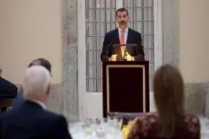 Durante el discurso del Rey