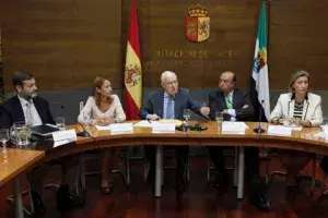 Un momento de la celebración de la rueda de prensa