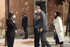 Los Reyes asisten a la celebración del Día del Libro