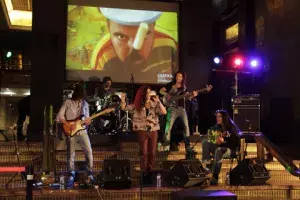 Actuación de la artista sevillana «Nya de la Rubia»