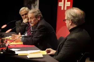 Mario Sabato, Juan Cruz y Daniel Mordzinski