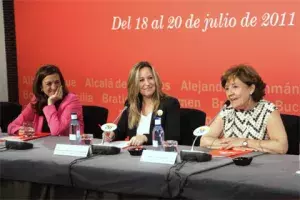 Soraya Rodríguez, Trinidad Jiménez y Carmen Caffarel