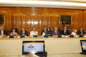 Reunión del Patronato del Instituto Cervantes en el Palacio de la Zarzuela.