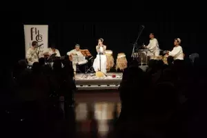 Los músicos del grupo «Batuque de Saia Rodada»