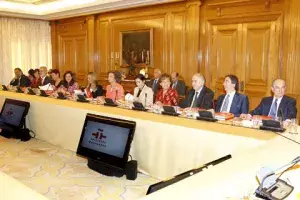 Reunión del Patronato del Instituto Cervantes en el Palacio de la Zarzuela.