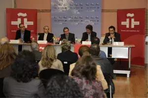 Luis Mariano González, Gustavo Severian, Francisco Javier Hernández, Jesús Jiménez y Oscar Fernández Orengo