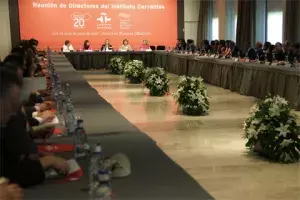 Vista general de la sala durante la intervención de Trinidad Jiménez