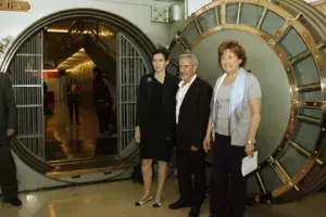 Ángeles González-Sinde, Carmen Caffarel y Víctor Ullate