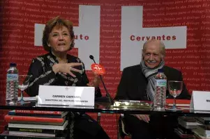 La directora del Instituto Cervantes, Carmen Caffarel, ha definido a Manuel Alexandre como un actor sólido e imprescindible del cine español