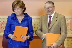 Carmen Caffarel y Alberto Oliart