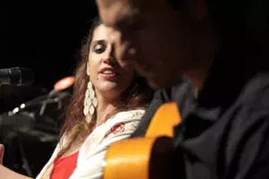 Raquel Villar, cantaora, y José Manuel Sisón, guitarrista