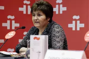 Catalina Fuentes, durante su intervención.