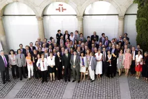 Carmen Caffarel, junto al resto de participantes en la Reunión Anual de Directores del Instituto Cervantes.