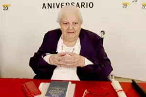 Carmen Balcells, agente literaria, en la sede central del Instituto Cervantes.