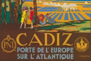«Cádiz, porte de l'Europe sur l'Atlantique», 1929, Francisco Hohenleiter y Castro.