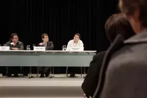 Momento durante el desarrollo de la mesa redonda