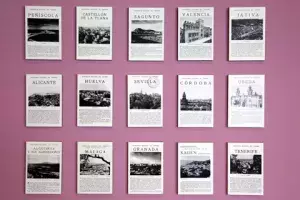 Obras dedicadas a varias ciudades españolas en la muestra «El cartel de turismo».