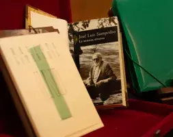 Detalle del legado de José Luis Sampedro en la Caja de las Letras Detalle del legado de José Luis Sampedro