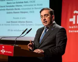 El ministro de Asuntos Exteriores en funciones, José Manuel Albares,