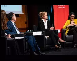 Carmen Pastor Villalba, Andrés Ramos Vázquez, Estrella Montolío Durán y María Luz Esteban